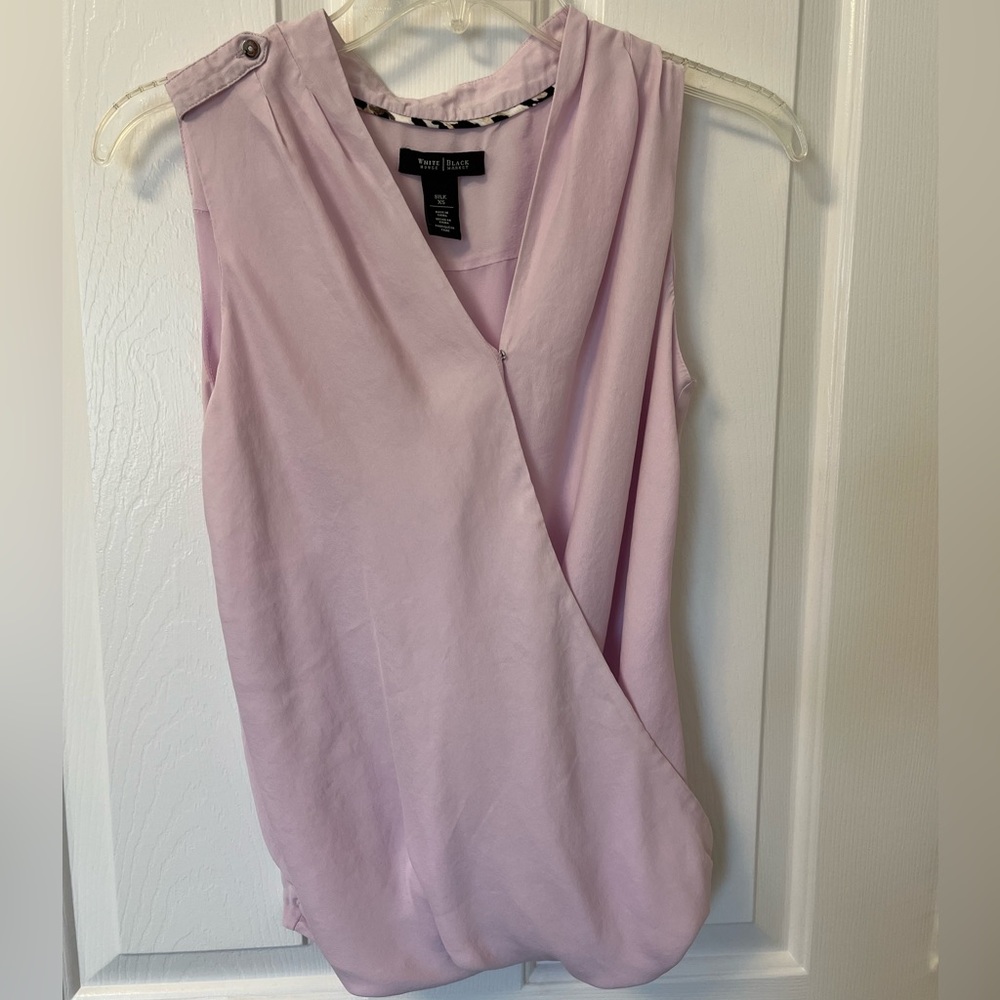 White House Black Market Silk Blouse